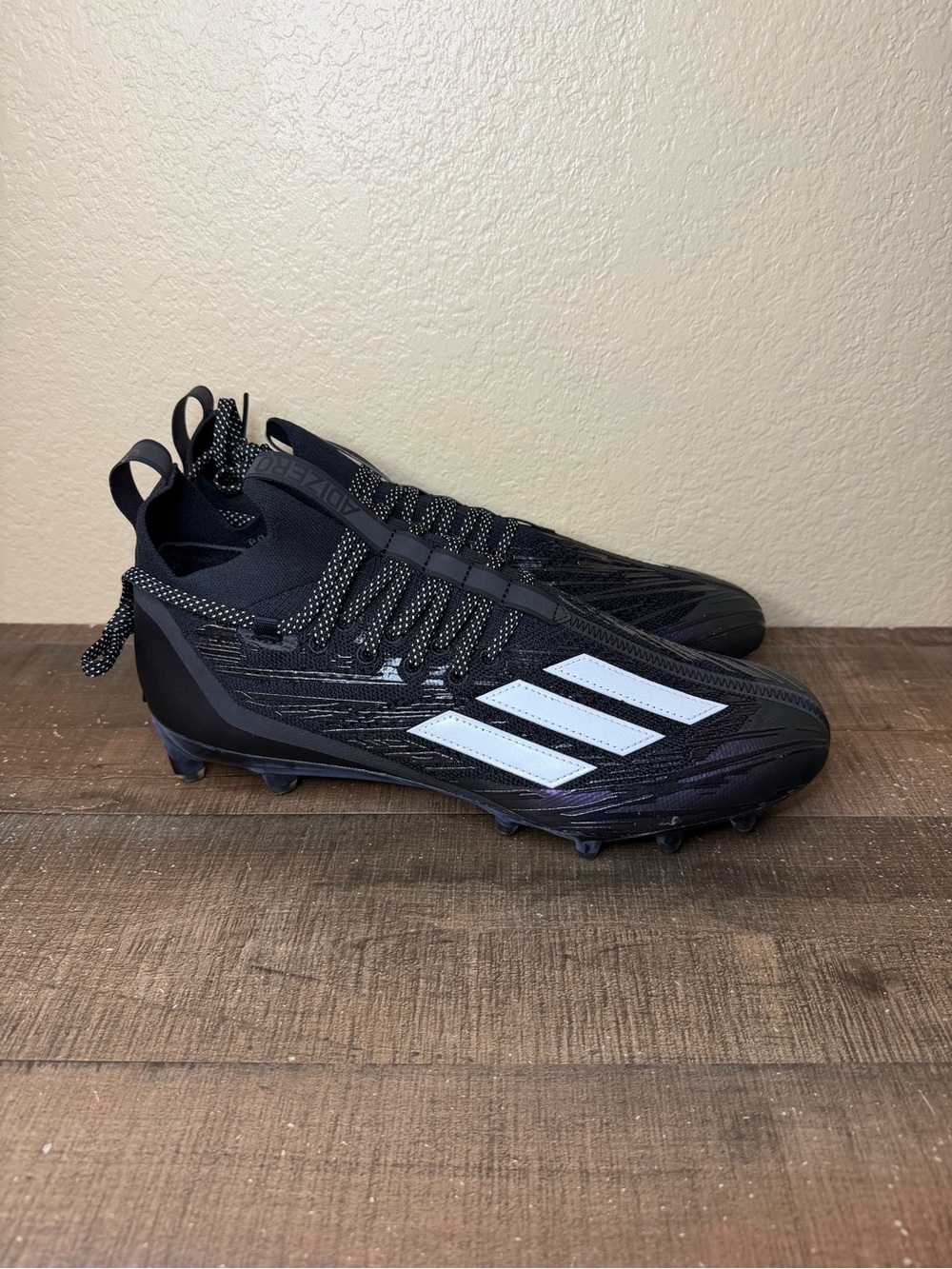 Adidas Adizero Primeknit Football Cleats “Black Purple”
- Size 12.5 Men.
